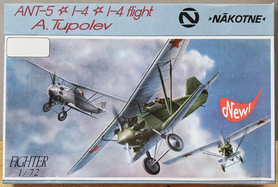 Nakotne Tupolev ANT-5 I-4 Flight Soviet Fighter Airplane Model Kit 1:72