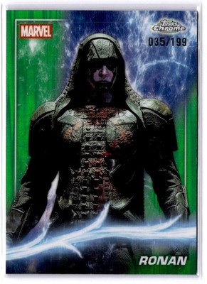 2025 Topps Chrome Marvel Studios #46 Ronan Green Refractor /199