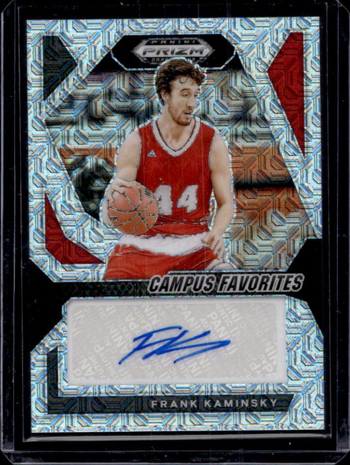2024 Prizm Draft Picks Frank Kaminsky Campus Favorites Mojo Auto #19/25