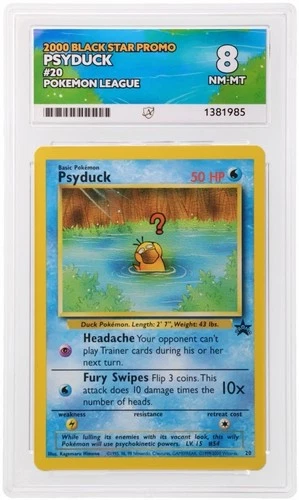 Pokemon TCG Psyduck #20 Black Star Promo ACE 8 NM-Mint