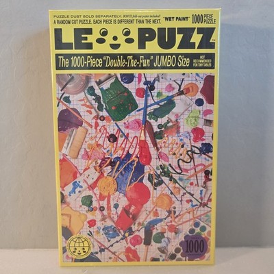 New/Sealed LE PUZZ Puzzle - ''Wet Paint'' - 1000 Piece - Jumbo Size - Rare!!