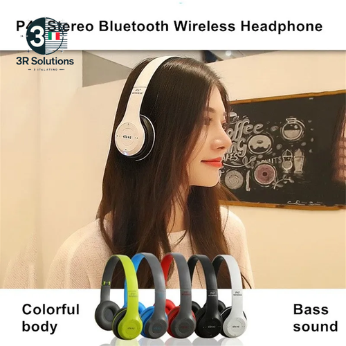 Auricolare Bluetooth P47 5.0 Wireless Pieghevole Sportivo Stereo Gioco - Zdjęcie 3 z 16
