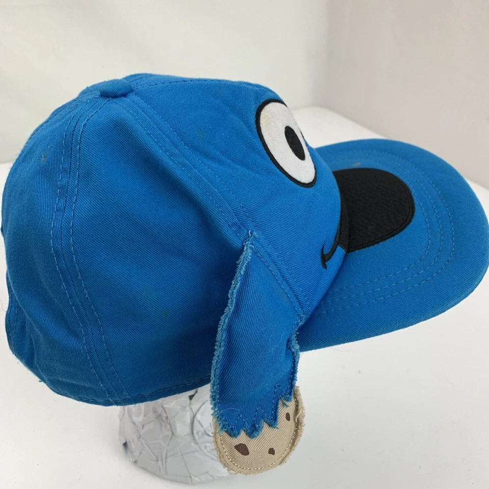 Cookie Monster Sesame Street Youth Ball Cap Hat Snapback Baseball - Image 4 of 4