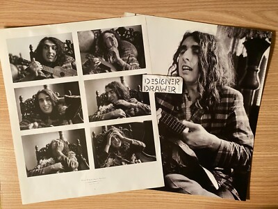 Tiny Tim 2 pg. 1968 Vintage Photograph Book Reprint Set By Baron Wolman