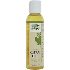 Natural Body Lubricant 4 Fl Oz Kukui Oil for Dry Skin Sunburn Eczema Hypoalle...