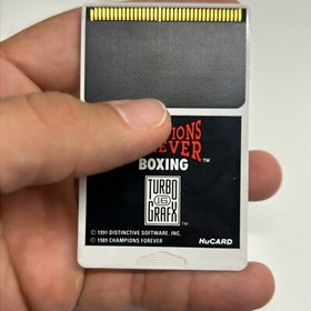 Champions Forever Boxing (TurboGrafx-16) w/ Manual! Nice Shape! Authentic! TG-16