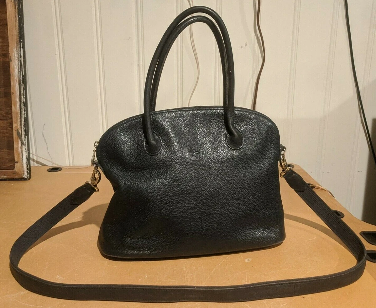 longchamp leather crossbody bag