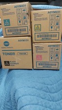 Konica BizHub C500 Color Laser Printer OEM Toner Cartridge Set - 30.000 Black...