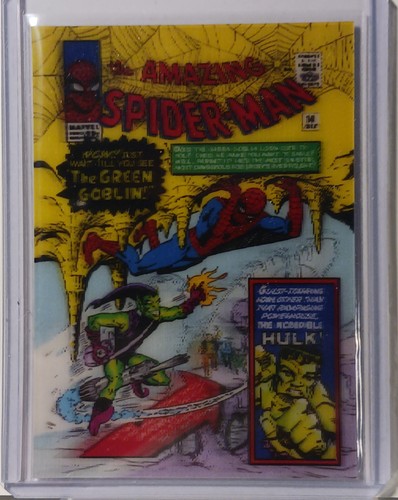 2015 UD Marvel 3D LENTICULAR Comic Covers 3D-11 The Amazing Spider-Man - Picture 2 of 3