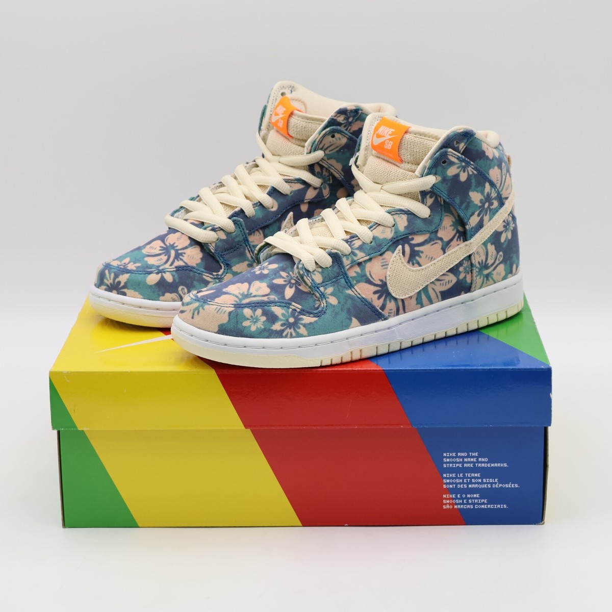 靴 Nike SB Dunk High Hawaii CZ2232-300 CZ2232-300 Nike SB Dunk High Hawaii Sail Blue Green Aqua