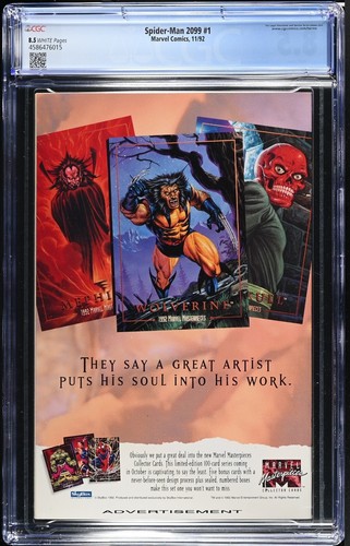 Spider-Man 2099 #1 11/92, Graded by CGC, Origin of Miguel O'Hara, Red Foil - Picture 21 of 25