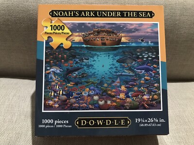 Jigsaw Puzzle 500 Pieces Noahs Ark Tropical Fish Ocean Life Complete ...