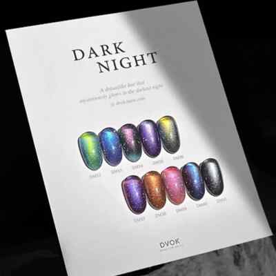 DVOK Dark Night Magnetic Gel Nagellack 10g 10 Farben K-Beauty