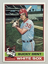 Bucky Dent 1976 Topps #154 Chicago White Sox