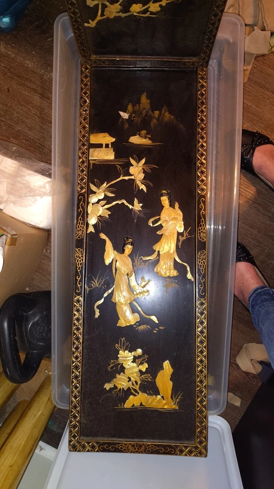 Vintage Mother's Of Pearl 3 Piece - Image 2 of 4