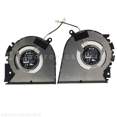 CPU & GPU Cooling Fan For Asus M3401Q M7400Q X3400PA X3400PH X7400PA GA503RS