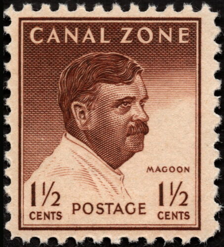 Canal Zone - 1948 - 1 1/2 cents chocolat gouvernemental Numéro Charles Magoon #137 comme neuf - Photo 1/1