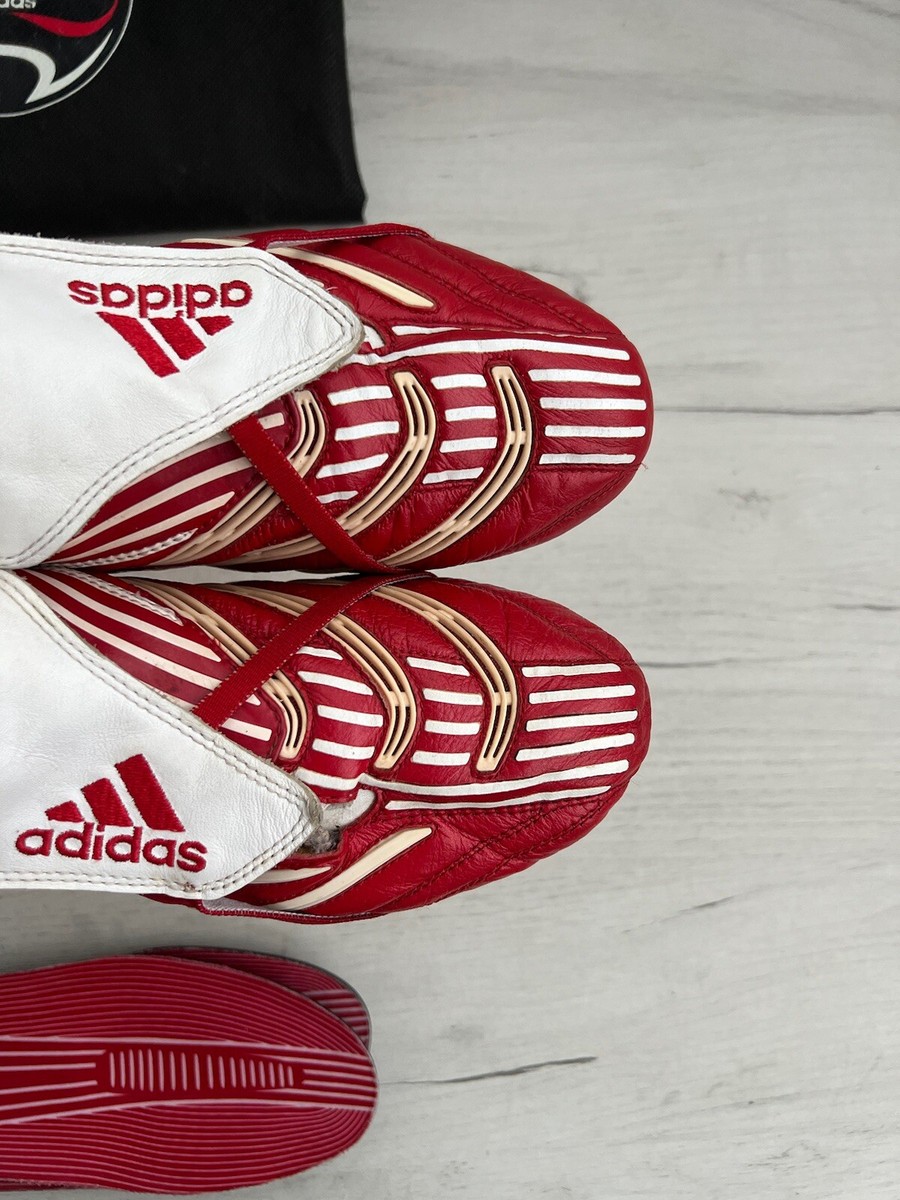 adidas Predator  absolute Adidas Predator Absolute FG Red Leather Football Cleats