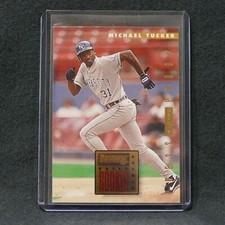 Michael Tucker 1996 Donruss Press Proof Rookie #376 Royals ~ Gold /2000 