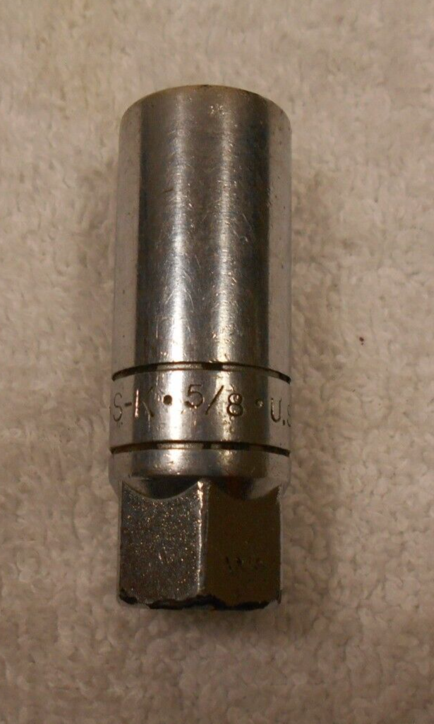 S-K 3/8” Drive, 6 Point, 5/8” Spark Plug Socket Part# 4420 Made In