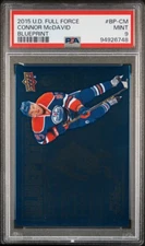 2015 UPPER DECK FULL FORCE BLUEPRINT ROOKIE OILERS CONNOR MCDAVID RC SP PSA 9