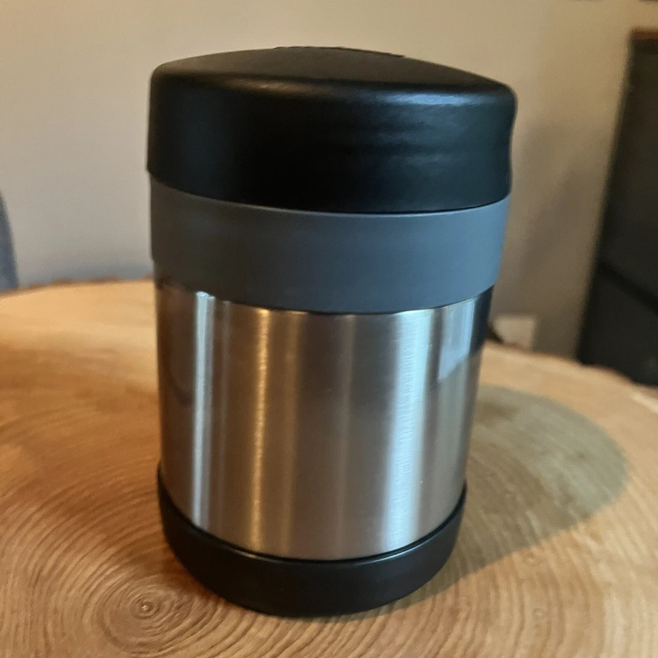 Termo 10 oz. Tarro de comida de acero inoxidable aislado al vacío con cuchara para niños Foto 4 de 4