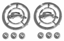 1965 1966 Chevrolet Impala Front Fender Impala Emblems New Pair 65c-16721