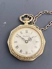 Vintage Bradley Swiss Made Pocket Watch