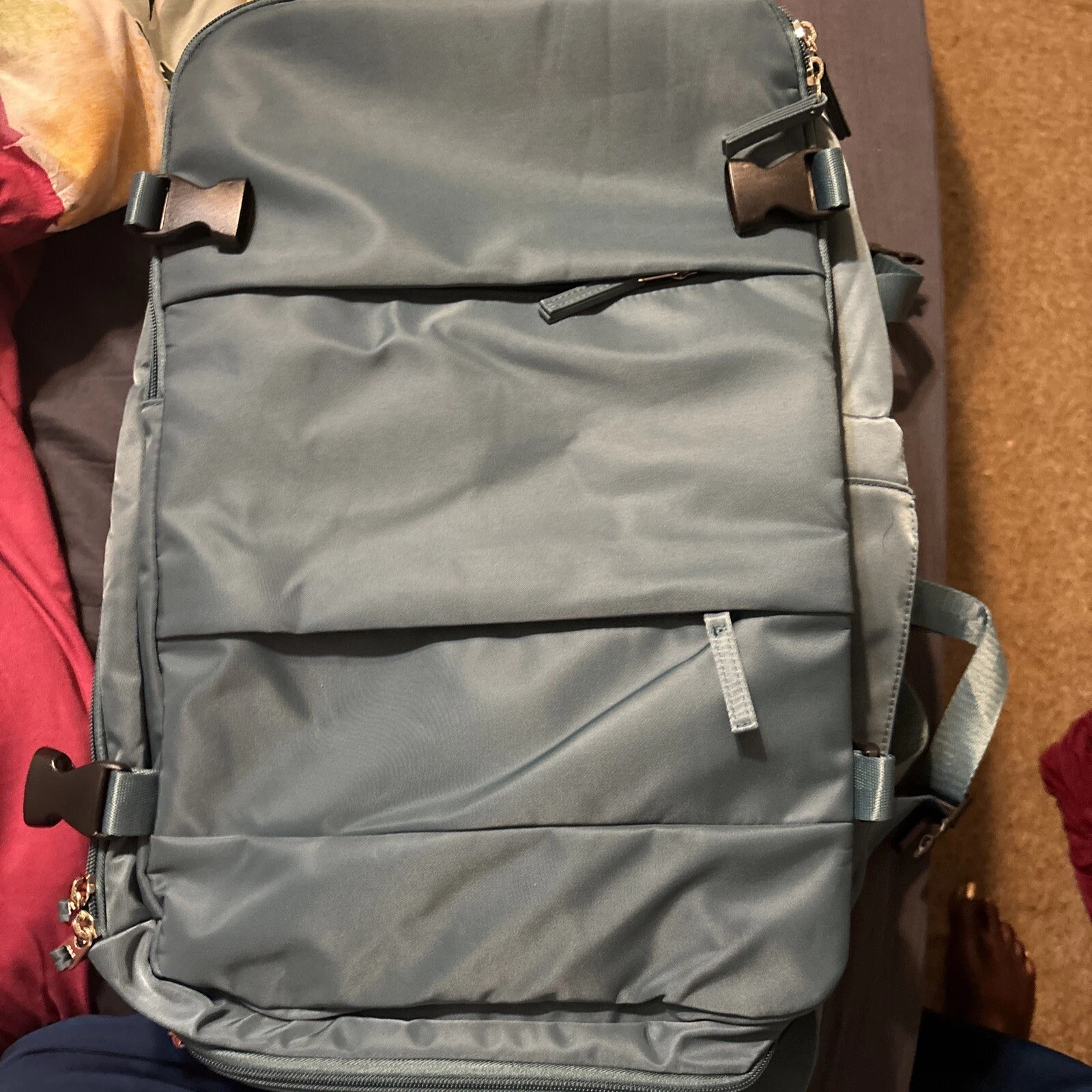 NEW Large Travel Suitcase Backpack TSA Approved Holds Laptop Pockets Charge