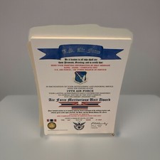 CERTIFICAT D'ATTRIBUTION D'UNITÉ MÉRITOIRE DE L'ARMÉE DE L'AIR AMÉRICAINE / 19E ARMÉE DE L'AIR