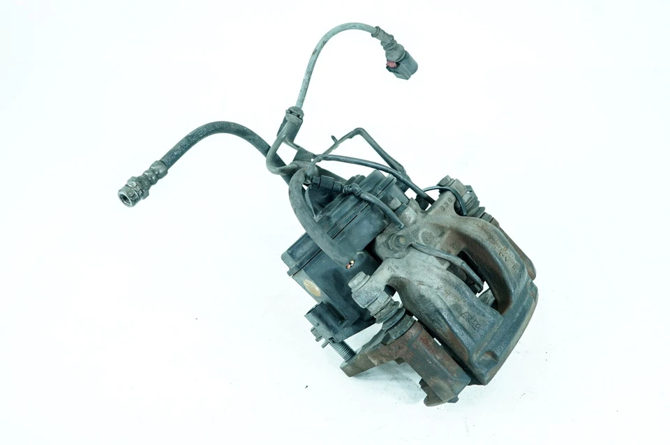 Pinza de freno y actuador trasero derecho pasajero Audi A4 Premium 17-19 OEM 5107 Foto 2 de 4