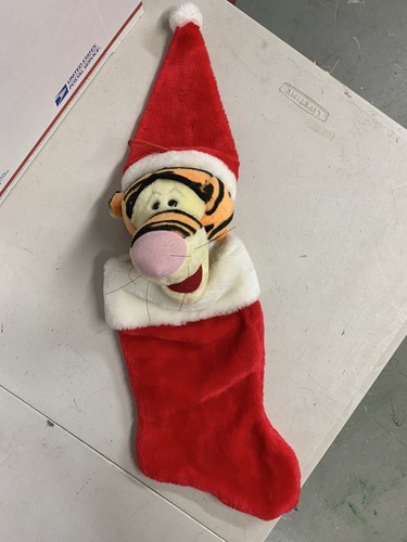 Tigger Christmas Chimney Stocking Plush 