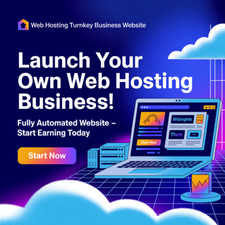 Turnkey Web Hosting Business Website Fully Automated Profitable
