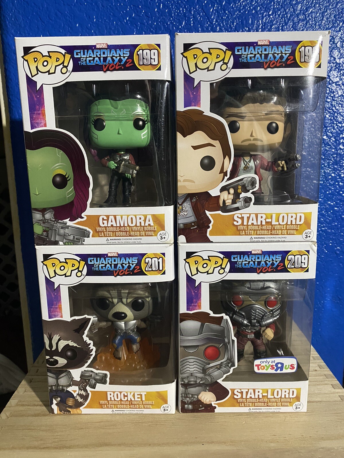 Vedhæft til billig konsulent Funko Pop Guardians of the Galaxy Vol 2 Lot of 4, Star-lord, Gamora,  Rocket🔥 | eBay