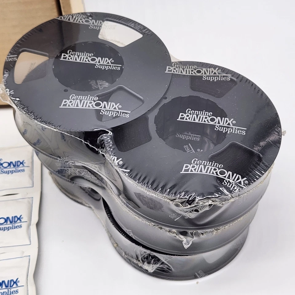 Printronix Part 141587-001 Extended Life Text Printer Ribbon 6 Pack NOS  - Image 2 of 4