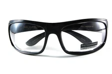UV48109PHF Motorcycle Glasses with Transitional Photochromic Clear to Grey Lens