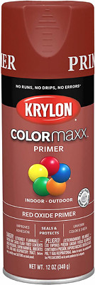 K05583007 Colormaxx Primer Spray Paint for Indoor/Outdoor Use, Red Oxide 12 O...