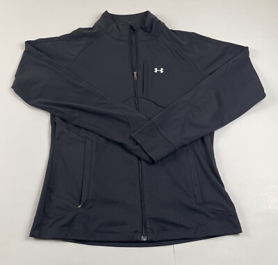 Under Armour Semi Fitted All Season Gear Zip Front Lightweight Jacket Size Small