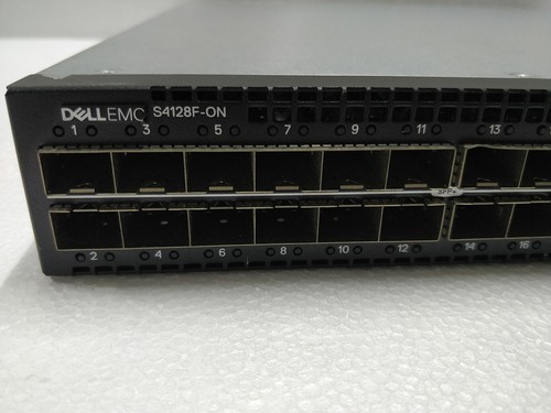 Dell S4128F-ON 28x 10GbE SFP+ & 2x 100GbE QSFP28 Port Switch "without Fan & PSU” - Picture 3 of 7