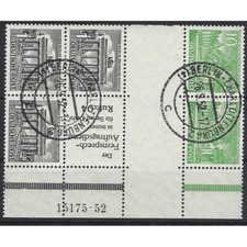 Einheit Mi. Nr. SZ1B mit SZ6 HAN Berlingestempelt Berlin Charlottenburg