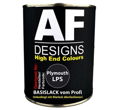500ml Autolack für Plymouth LPS Fathom Blue Perl  Autolack Spritzfertig