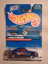 Hot Wheels 2000 T-Bird Stocker #194 Metallic Blue 25416 Mainline Mattel Wheels 