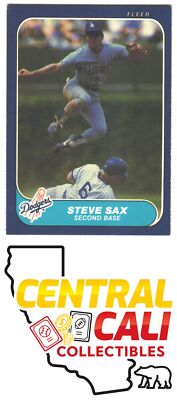 1986 Fleer Steve Sax #143 | eBay