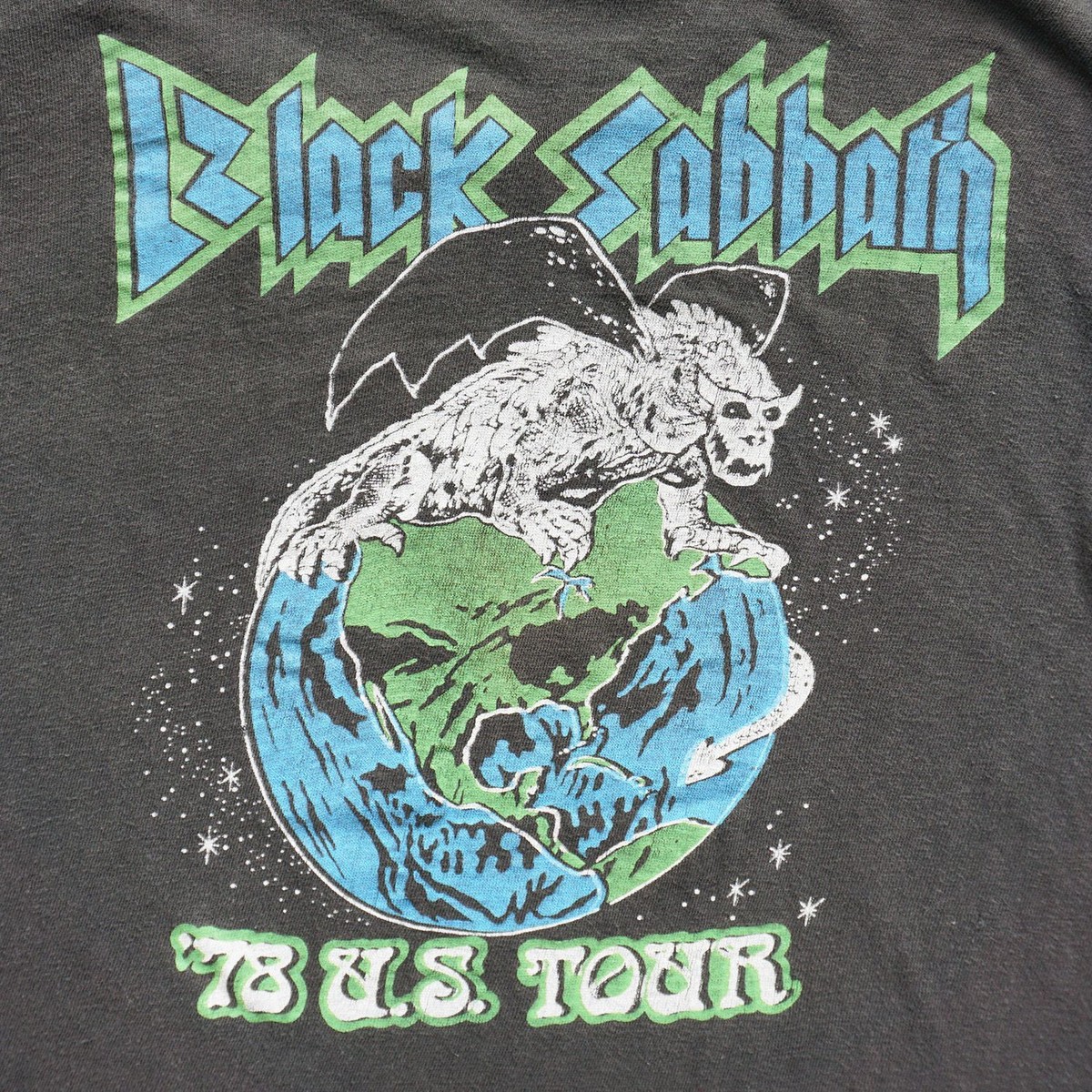Vintage Black Sabbath T-shirt 1978 Tour shirt remake black shirt