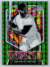 2021 Panini Mosaic Prizm #V14 Monte Irvin Vintage Green