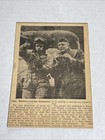 WWII Newspaper Clipping Dwight Eisenhower Tank Crew Ekleberry Photo Wisconsin — photo 1
