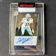 2021 Clearly Donruss Micah Parsons Rated Rookie Auto RC #95 Cowboys Packers