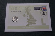 ALPHABET 10P TEN PENCE , L LOCH NESS MONSTER ,STAMP AND COIN COVER, 2019  (Z44)