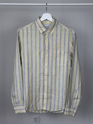 Men's Journal Standard Relume 100% Linen Button Up Shirt Japanese Men's Size M