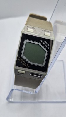 Casio FS-00 LCD Watch Illuminator World Time Data Bank 1990s For Parts Repair